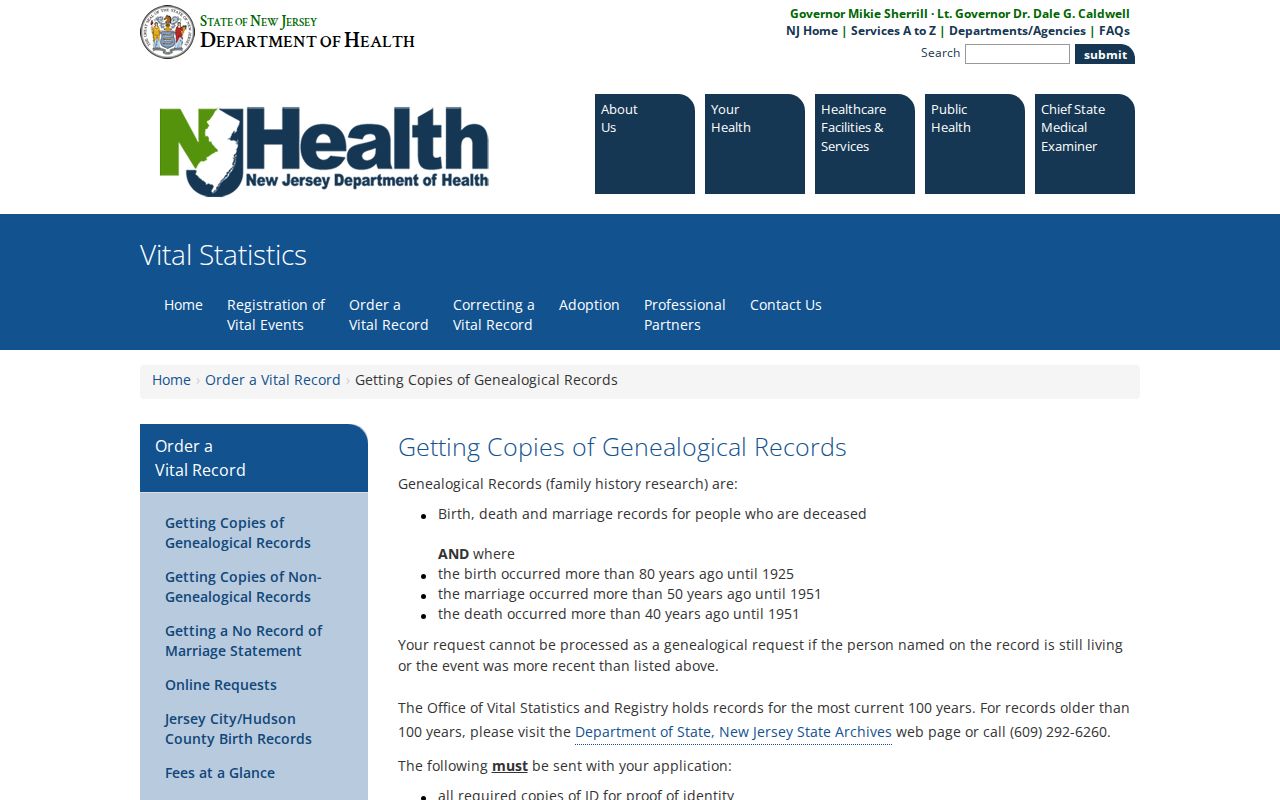 Wayne Residents Directory New Jersey genealogical vital records guidance