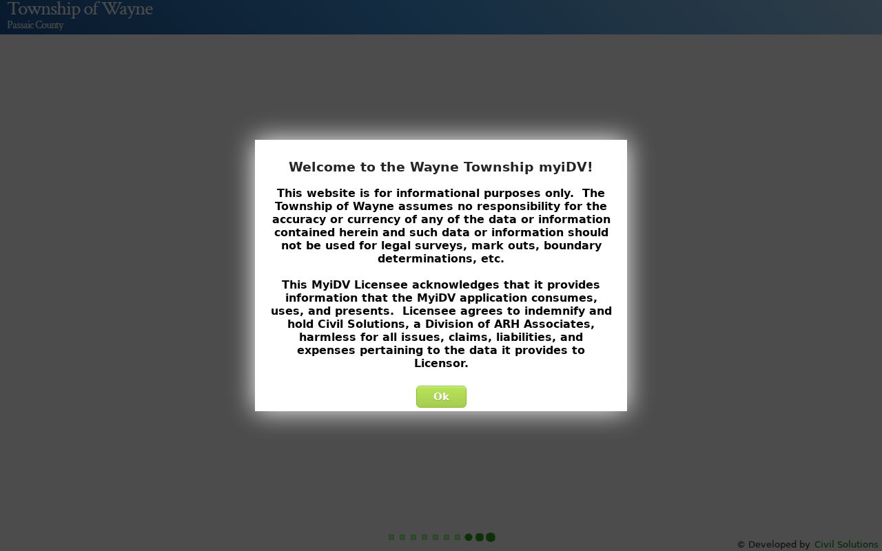 Wayne Residents Directory public GIS parcel viewer